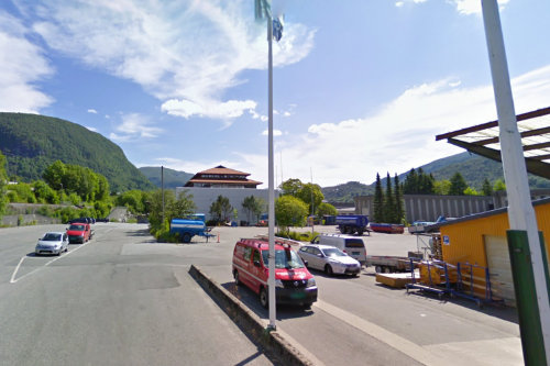 Gatebilde fra Lagersjefen Arna