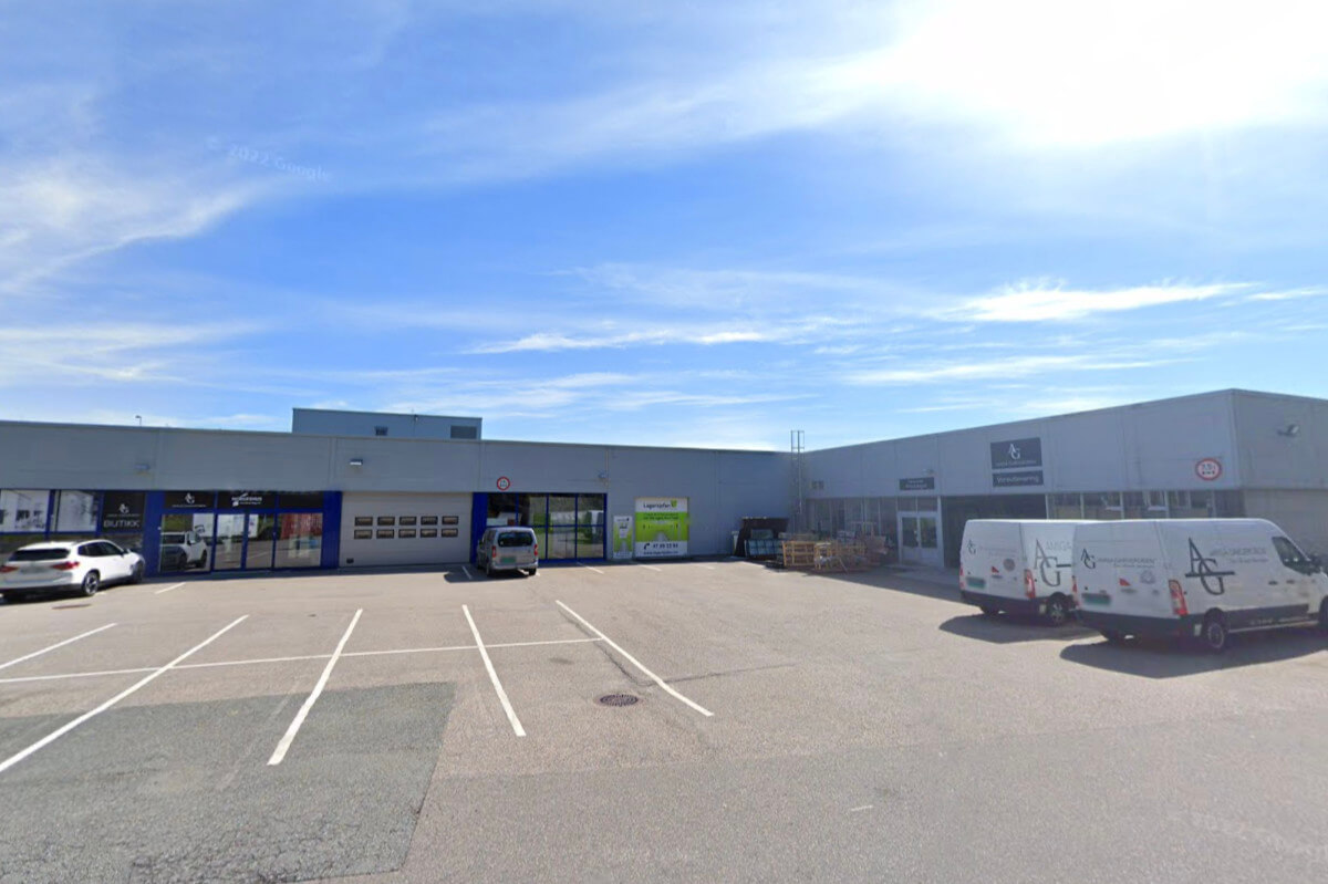 Gatebilde fra Lagersjefen Askøy