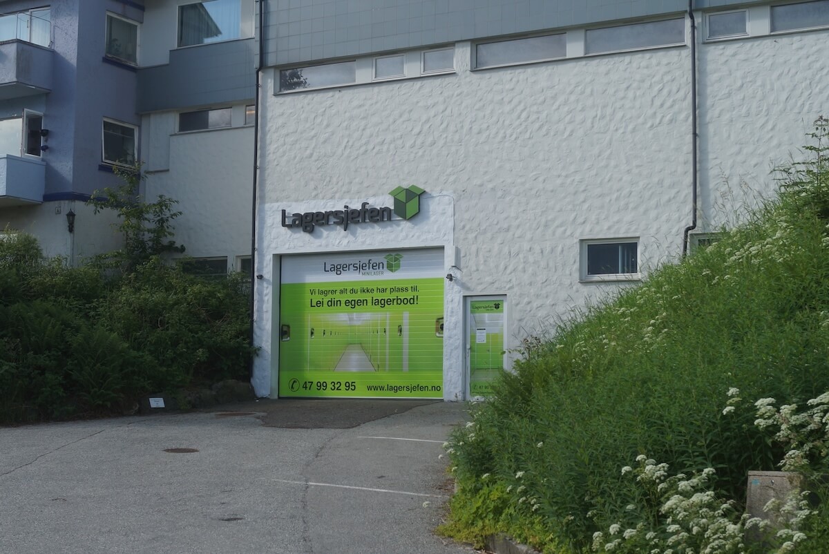 Gatebilde fra Lagersjefen Damsgård