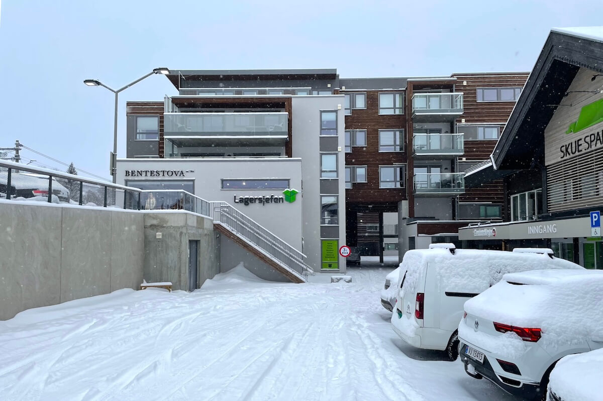 Gatebilde fra Lagersjefen Geilo