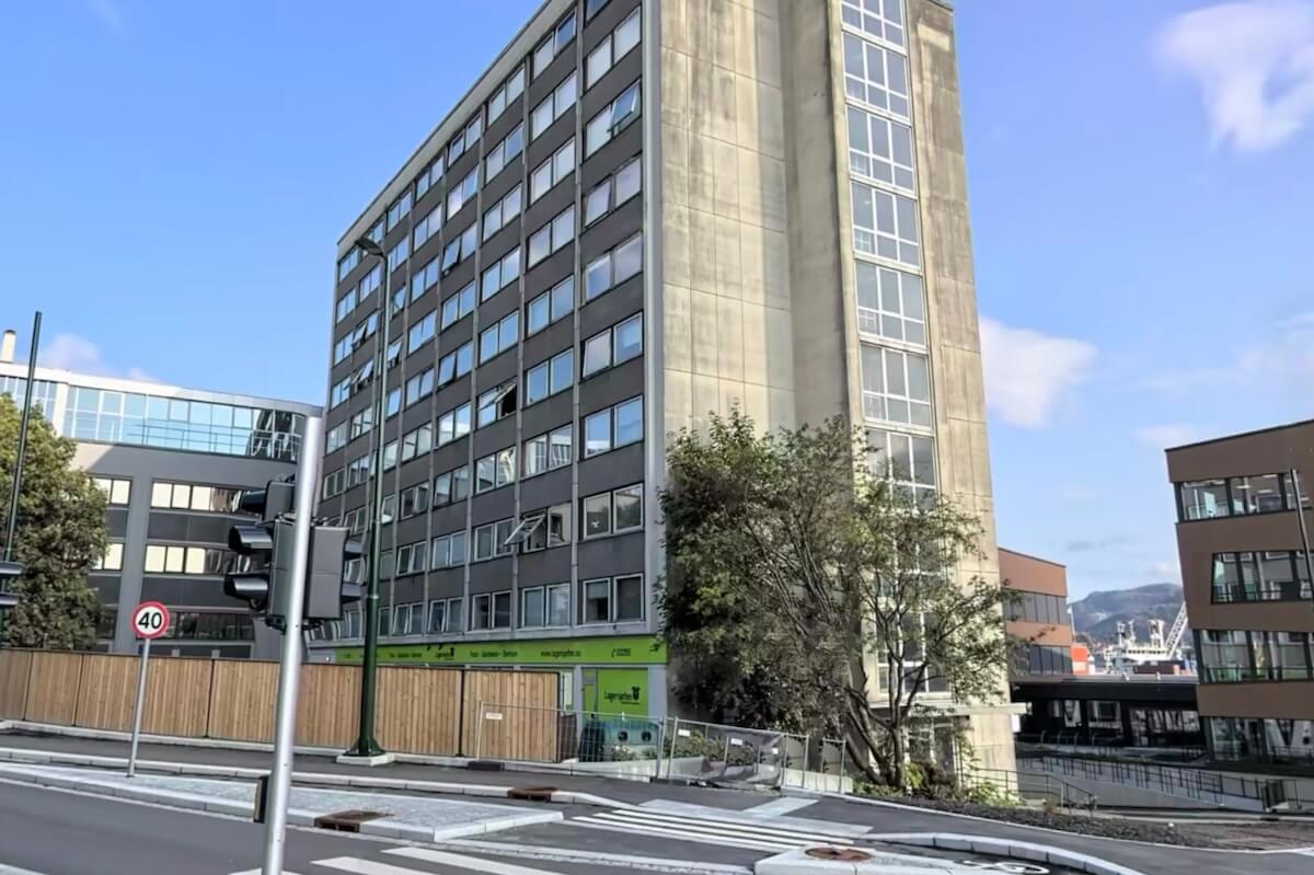 Gatebilde fra Lagersjefen Sentrum