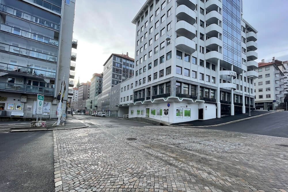 Gatebilde fra Lagersjefen Tollboden